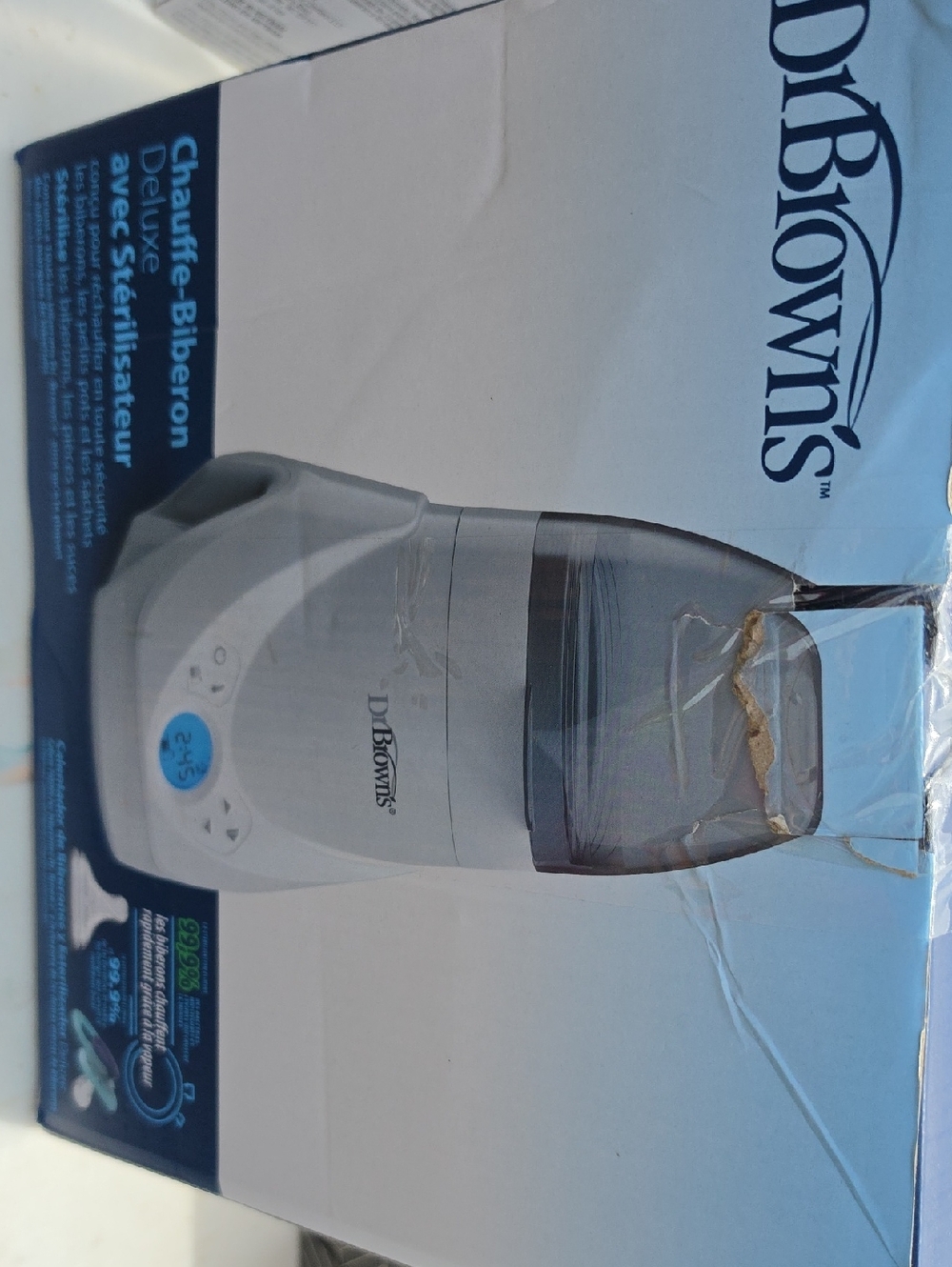 Dr. Brown's White Baby Bottle Warmer - Electric Sterilizer & Warmer